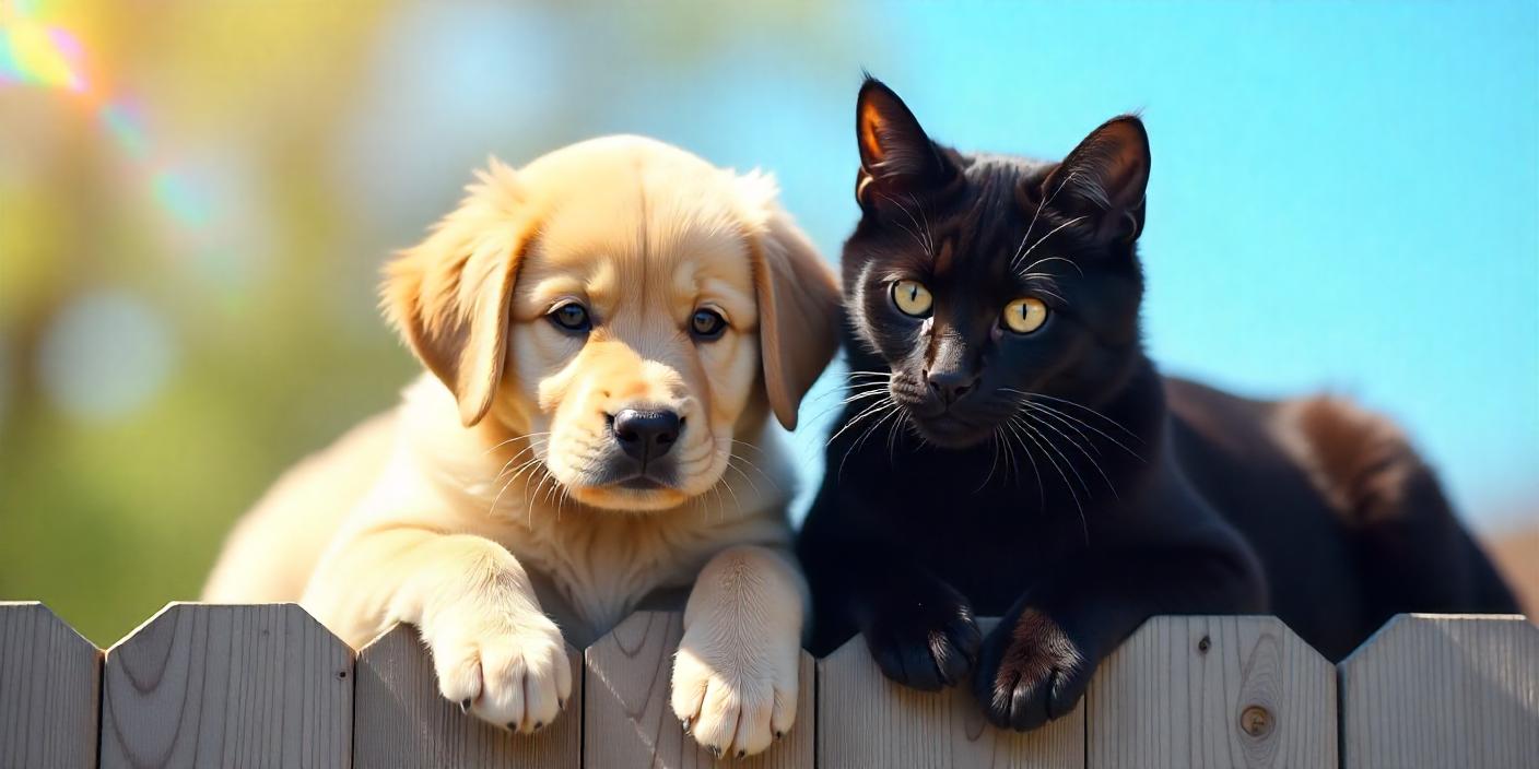 Consejos para enseñar a tu gato a convivir con perros.