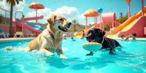 Los mejores parques acuáticos para perros.