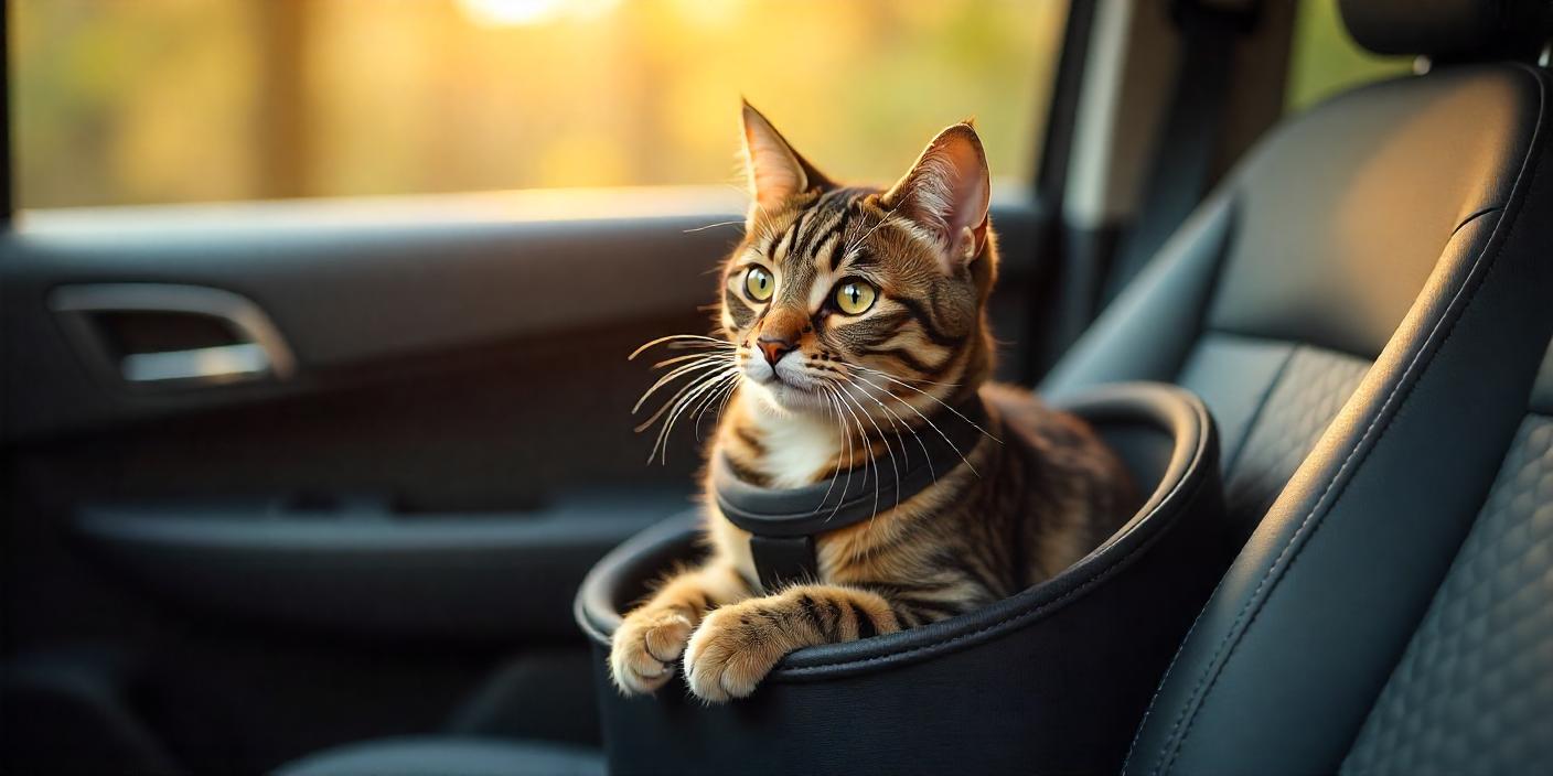 Los mejores productos para la seguridad de los gatos en el coche.