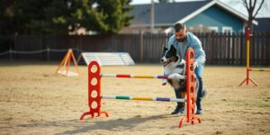 Juguetes para perros que promueven el ejercicio.