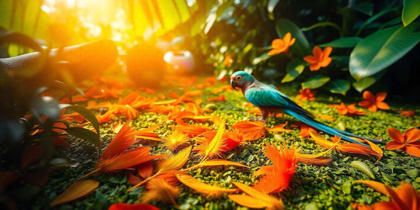 Cómo prevenir la caída excesiva de plumas en pájaros.