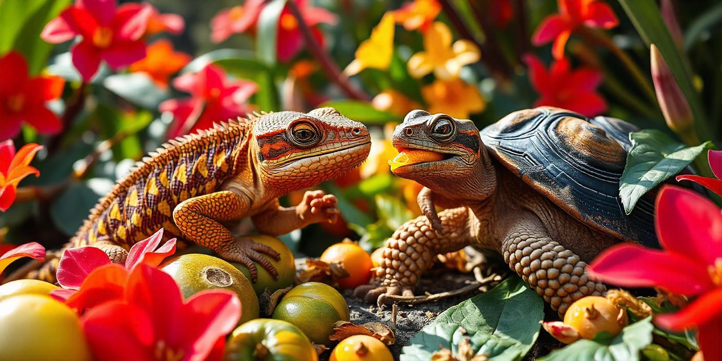 Alimentos recomendados para mejorar el sistema inmunológico de los reptiles.