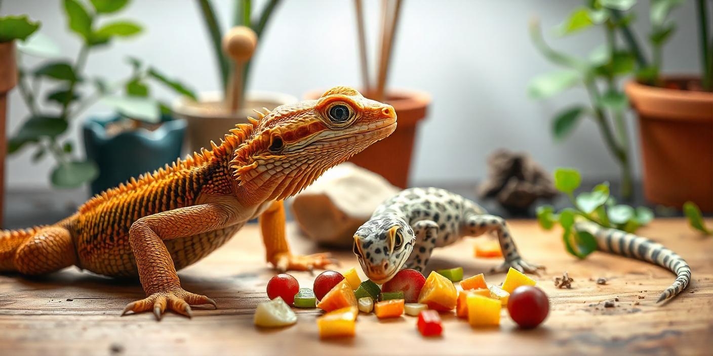 Cómo variar la dieta de tu reptil para una mejor salud.