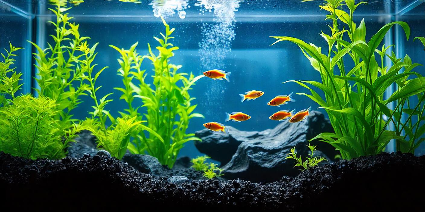 Cómo mantener peces tropicales en acuarios plantados.