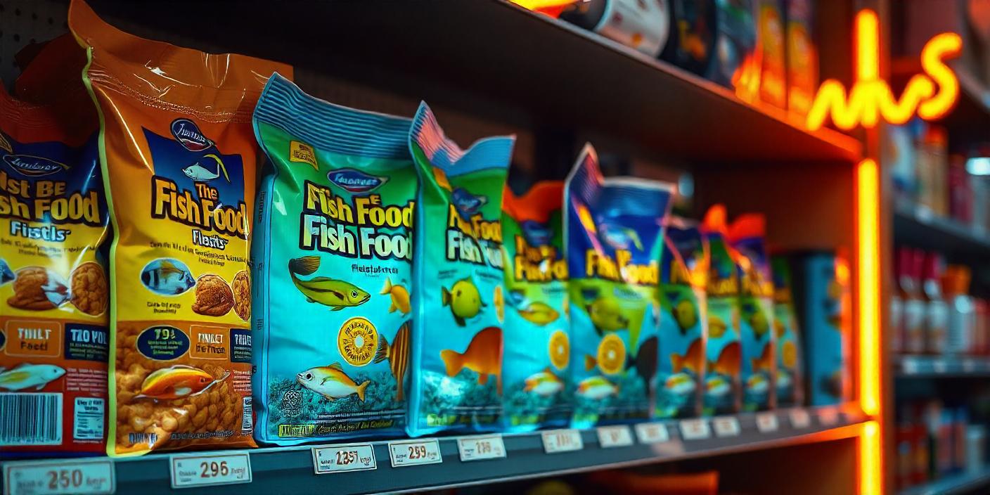 Los beneficios de los alimentos congelados para los peces.