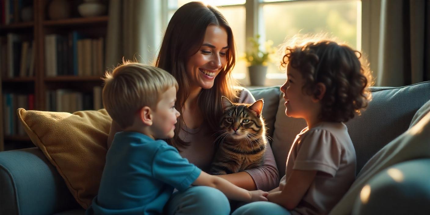 Actividades familiares que incluyen a tu gato.